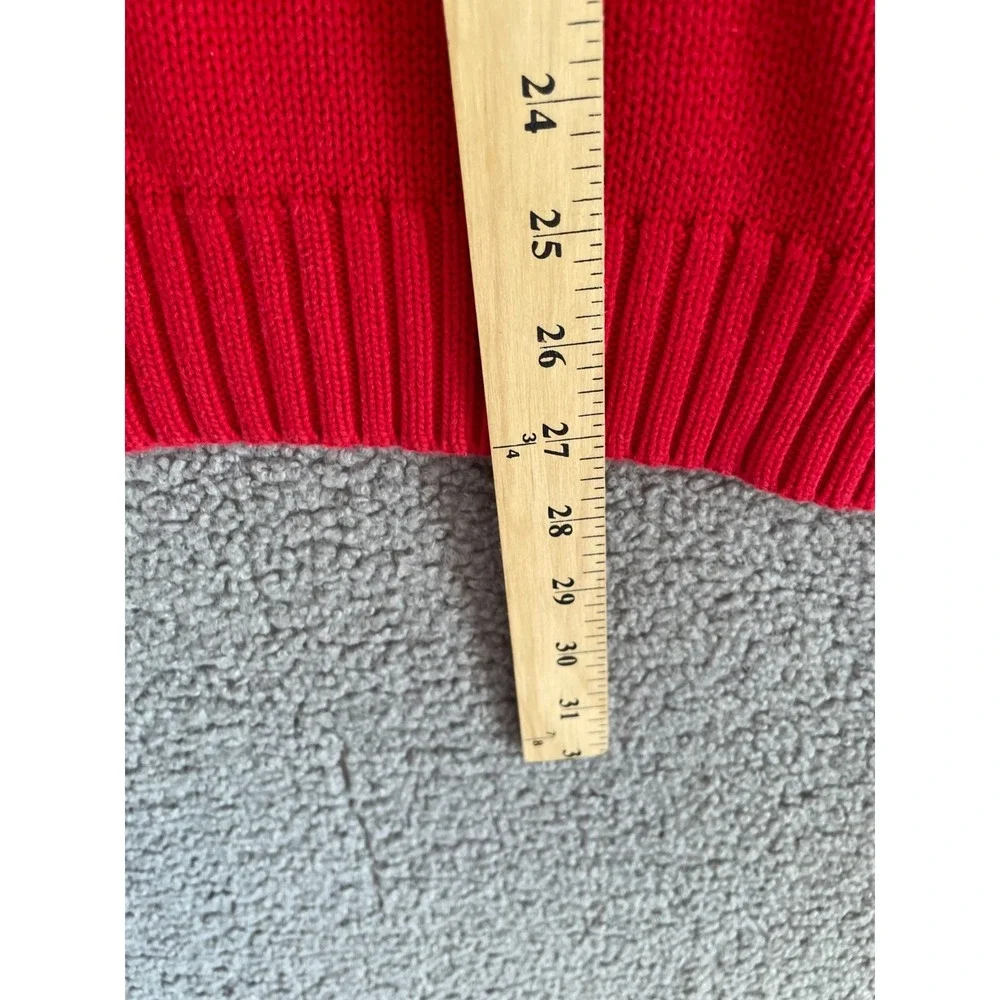 Polo Ralph Lauren Men's 100% Cotton Sweater Pullover‎ Size XL Red